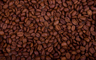 Background with brown coffee