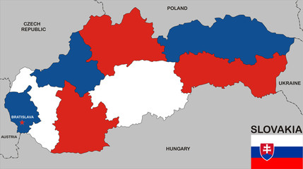 slovakia map