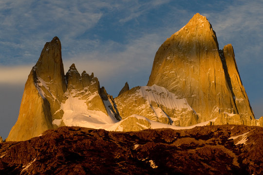 Mountain Fitz Roy in El Chalten(Argentina)