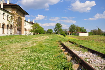 railway and station