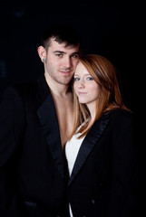 Romantic couple together