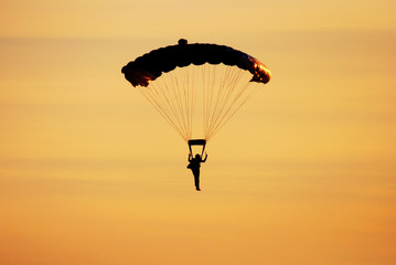 Fototapeta skydiving obraz