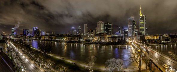 Fototapeta premium Skyline Frankfurt