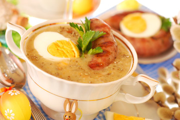 easter white borscht