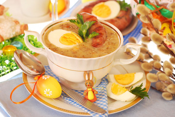easter white borscht