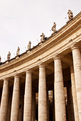 St. Peter's Basilica in Vatican City in Rome, Italy.