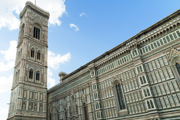 Detail of Basilica of Santa Maria del Fiore Florence Italy