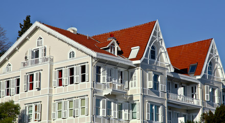 old red-brick house in Istanbul turkey