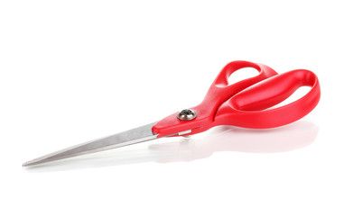 Sewing scissors isolated on white