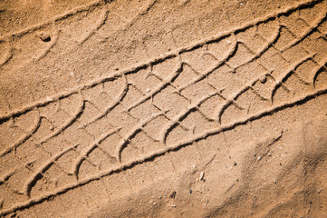 tire tracks