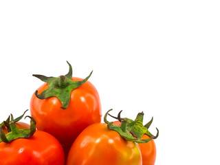 Tomatoes on conner of image