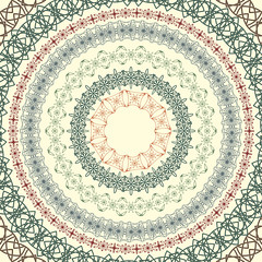 set  of vector circle vintage patterns,