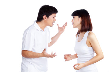 Angry Couple Arguing