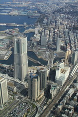 Fototapeta na wymiar Yokohama, Landmark Tower, Japan