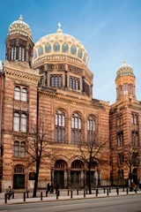 Fotobehang Nouvelle synagogue de Berlin - Allemagne © Production Perig
