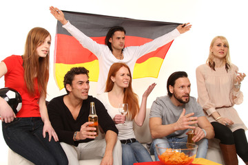 Gruppe Fußball Fans