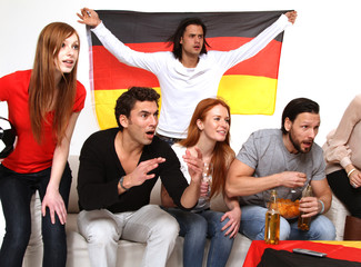 Gruppe Fußball Fans