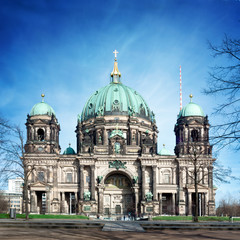 Fototapeta na wymiar Cathedrale de Berlin - Berliner Dom - Allemagne