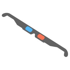 3d render of stereoscopic glasses