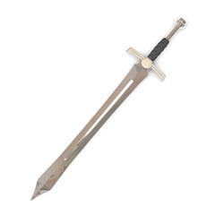 3d render of classic sword