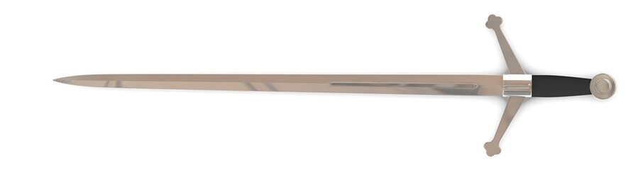 3d render of classic sword