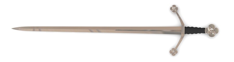 3d render of classic sword