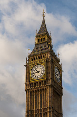 Fototapeta na wymiar Big Ben et la tour de l'Horloge (Clock Tower)
