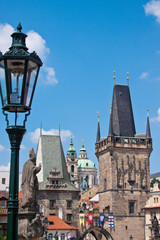 Fototapeta na wymiar Prague. Charles Bridge in Prague Czech Republic
