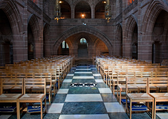Inside Lady Chapel, Liverpool Cathedral.