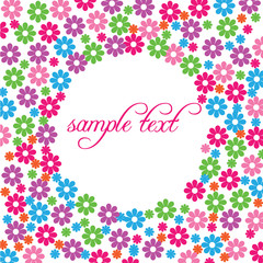 Vector floral background