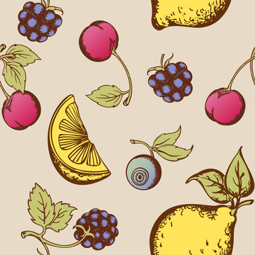 fruit  seamless pattern