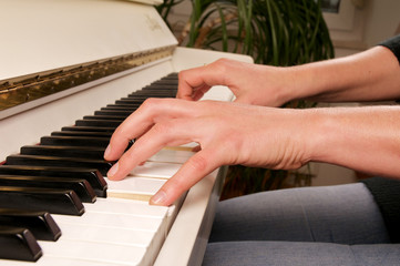 Fototapeta premium Piano spielen