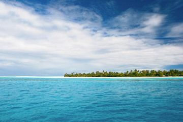 View on Maupiti, French Polynesia