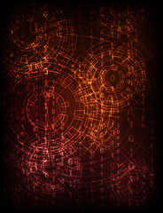 Obraz premium futuristic design background. eps10 vector