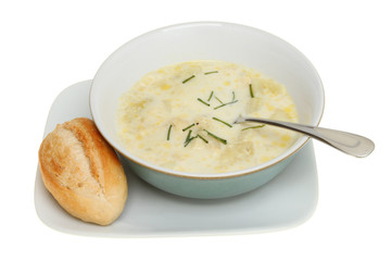 Soup and bread