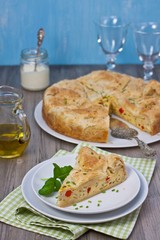 Savory Vegetable Cheesecake