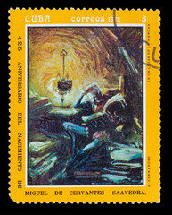 CUBA- CIRCA 1972: Stamp printed in CUBA, shows A. Fernandez 