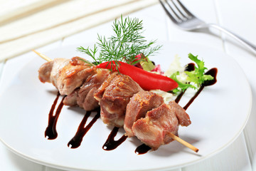 Pork skewer