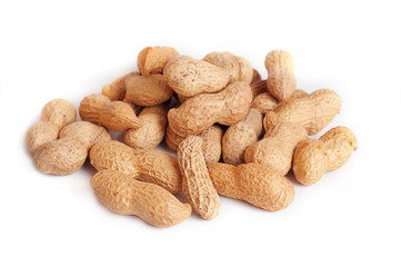 Pile of groundnuts