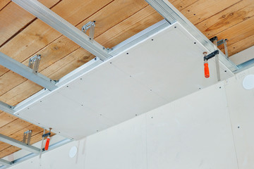 Installation of suspended ceiling