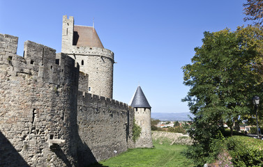 Fototapeta na wymiar Carcassone Castle