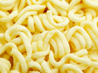 instant noodle close up