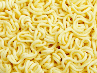 instant noodle close up