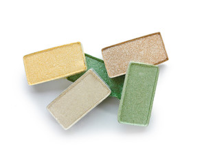 eyes shadow isolated on white