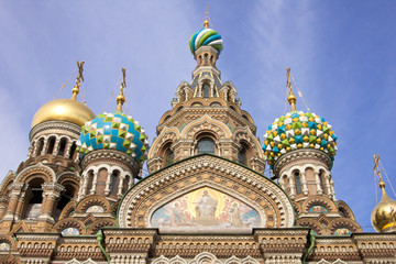 Fototapeta na wymiar dome of the Orthodox Church