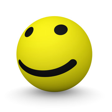 Classic yellow smiley ball