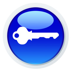 Botão azul - chave