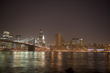 Naklejka na ściany i meble Brooklyn Bridge, Nowy Jork