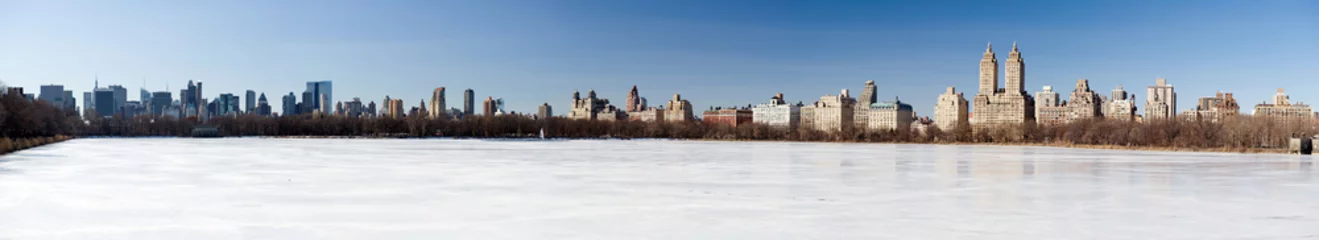 Wandcirkels plexiglas Winter in Central Park, NY © forcdan