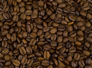 Obraz premium Coffee beans background